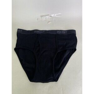 2xist Essential Cotton Brief Black Underwear 1 Piece Mens Size 34